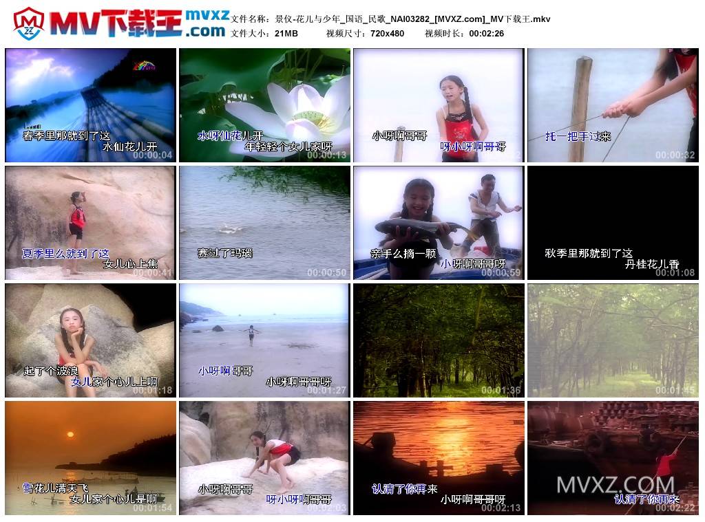景仪-花儿与少年_国语_民歌_NAI03282
